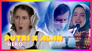 Putri Ariani X Alan Walker "Hero" | Mireia Estefano Reaction Video