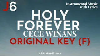 CeCe Winans | Holy Forever Instrumental Music and Lyrics Original Key (F)