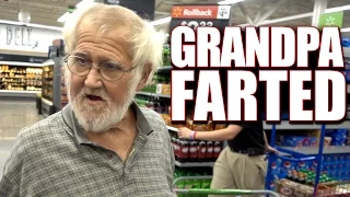 GRANDPA FARTED IN WALMART!!