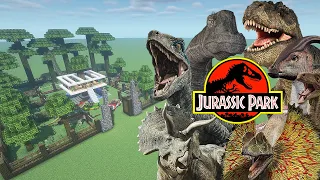 How To Make a Jurassic Park Farm in Minecraft PE