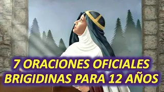 7 Oraciones OFICIALES BRIGIDINAS para 12 Años (Oraciones de Santa Brígida de Suecia)