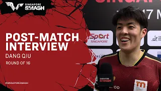 Dang Qiu Post-Match Interview | Singapore Smash 2024