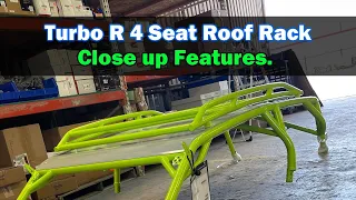 Roof rack for ABF RZR Turbo R 4 seat roll cage.