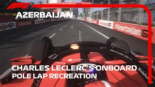 Charles Leclerc’s Pole Lap Recreation | 2023 Azerbaijan Grand Prix | Assetto Corsa