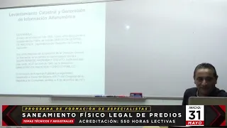 INFOPRE - Levantamiento catastral y generación de información alfanumérica