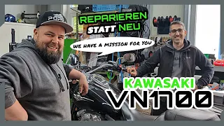 Kawasaki VN1700: Bremsen & Lenkkopflager • Reparieren oder NEU? - So spart unser Kunde Geld!