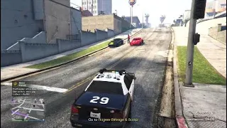 GTA Online Police Chase