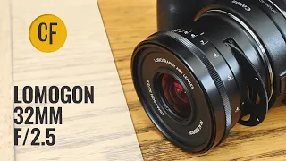 Lomogon 32mm f/2.5 lens review with samples