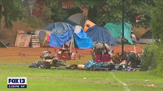 Proposed bill would prohibit homeless encampments near schools | FOX 13 Seattle