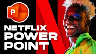 NETFLIX Inspired POWERPOINT Presentation ✅ Free Template + Tutorial