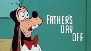 Father's Day Off 1953 Disney Goofy and Goofy Jr Cartoon Short Film