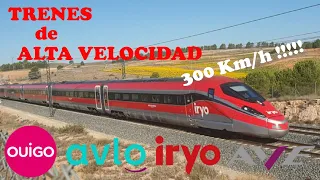 CIRCULACIONES AVE a 300 Kmh en Uclés Cuenca   Trenes de alta velocidad AVE, OUIGO, AVLO, IRYO