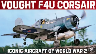 F4U Corsair I Vought's fighter aircraft essential in World War II and the Korean War. Upscaled Video