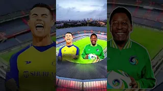 Ronaldo & Messi & Neymar Vs Pele & Maradona & Ronaldinho 😈🔥