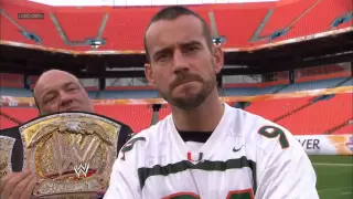 CM Punk taunts The Rock from Sun Life Stadium in Miami: SmackDown, Jan. 11, 2013