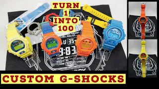 All you need is ONE G-Shock and Customize it into HUNDREDS - DW6900 CUSTOM and more How to Video