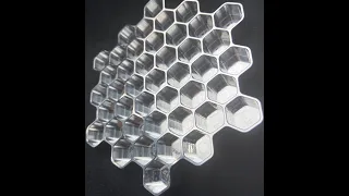 Datron Neo Cuts Honeycomb Grid Drink Coaster