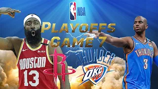 NBA Playoffs Rockets vs. Thunder Game 7 LIVE - Commentary, Discussion, Reactions