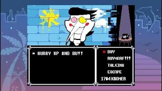 All dialogues with Spamton in his shop in Deltarune