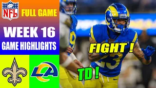 Los Angeles Rams vs New Orleans Saints [WEEK 16] FULL GAME (12/21/23) | NFL Highlights 2023