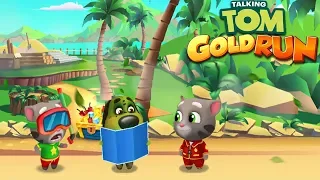 Talking Tom Gold Run Android Gameplay - Splashy Tom vs Zombie Ben vs Fire Tom