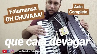 Como tocar OH CHUVA (Falamansa) - AULA COMPLETA - Sanfona