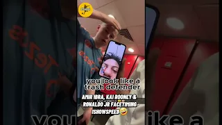 Amir Ibra, Ronaldo Jr & Kai Rooney facetime IShowSpeed🤣 #shorts | SY Football