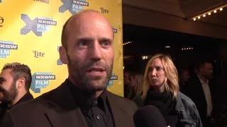 Spy: Jason Statham Exclusive SXSW Red Carpet Movie Premiere Interview | ScreenSlam
