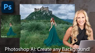 How to Change any Background in Photoshop using NEW AI Generative Fill