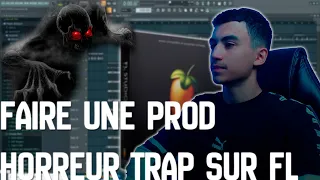 J'AI FAIT UNE PROD HORROR TRAP AVEC UN VST GRATUIT SUR FL STUDIO 20 - tuto rap trap débutants