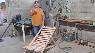 Como fazer uma cadeira espreguiçadeira