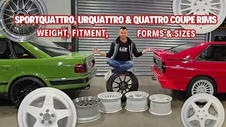 Sportquattro, Urquattro, Quattro Coupe Retro Felgen & BBS Fitment, Gewicht & Form | LCE Performance