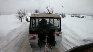 Zetor 7745 - jízda pro prasata do Lukavce /GoPro