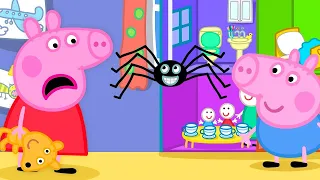 Peppa Pig And George Find A Spider | Kids TV And Stories