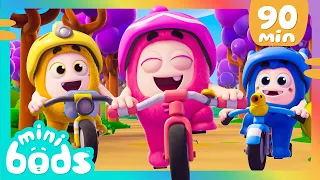 Cycling Adventure | Minibods | Mini Oddbods | Baby Oddbods | Funny Cartoons For Kids