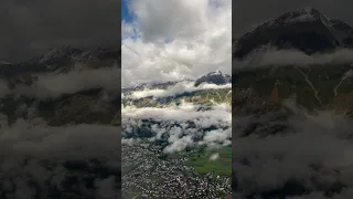 Most beautiful airport landing in Innsbruck, Austria