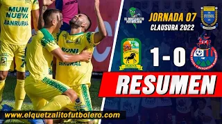 PRIMERA VICTORIA/ Nueva Concepción 1 vs Municipal 0 / Jornada 07 Clausura 2022 -RESUMEN-