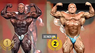 Shaun Clarida (1st Place) VS Angel Calderon Frias (2nd Place) Comparison at Mr. Olympia