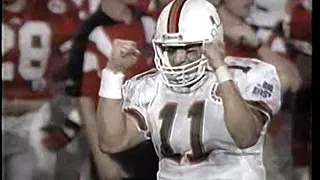 1995  Nebraska Cornhuskers  vs  Miami FL Hurricanes   Orange Bowl