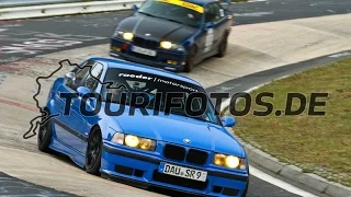 BMW E36 M3 3.0 vs. very fast E36 M3 3.2 / Nürburgring Nordschleife / Touri 23.10.2016