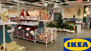 IKEA CHRISTMAS DECORATIONS CHRISTMAS ORNAMENTS DECOR TREES SHOP WITH ME SHOPPING STORE WALK THROUGH