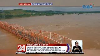 24 Oras: UP-MSI: Naipong tubig sa makikipot na bahagi ng Cagayan River, puno't dulo ng pagbaha...