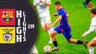 HIGHLIGHTS: FC Barcelona vs SL Benfica U19 UEFA Youth League 2021