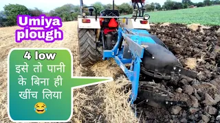 पहली बार चला कर देखा / हार्ड मिट्टी 😥 Umiya plough // 855 performance with umiya 2 MB plough