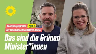 "Koalitionsgespräche" Folge 5: Das sind die Grünen Minister*innen