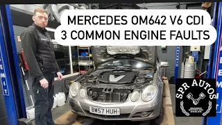 Mercedes E-Class W211 OM642 v6 CDI engine. The 3 most Common engine faults, oil cooler and......