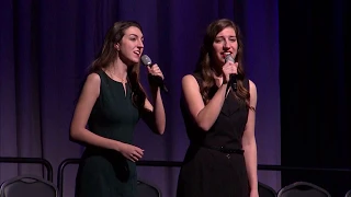 The Sparks Sisters Beautiful National Anthem Duet - Azusa Pacific University Class of 2019