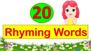 rhyming words |rhyming word|rhyming words 20|rhyming words in English|20 rhyming words