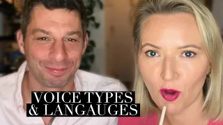 Voice Types & Different Languages (Voice Type Examples) | Tanya Roberts