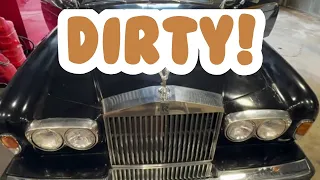 Giving the Rolls Royce Corniche a Wash